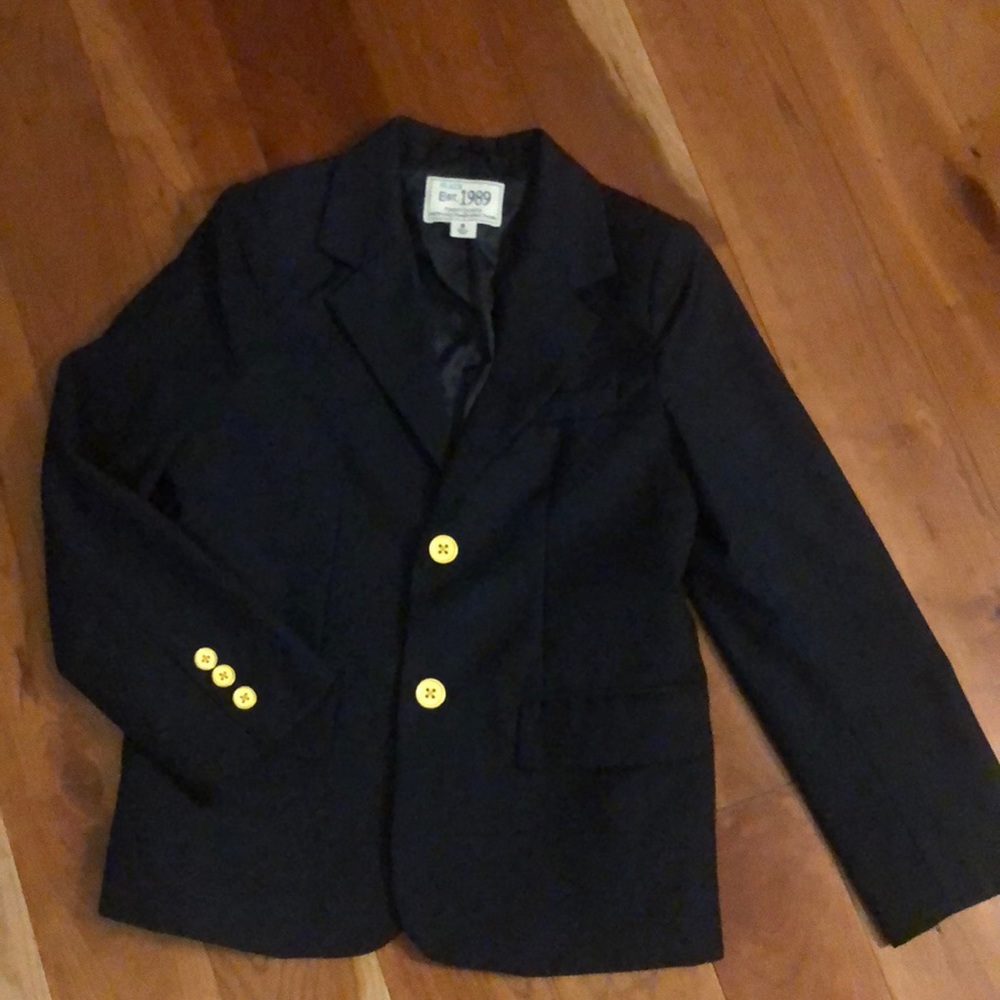 Worn once! The Children’s Place Boys Navy Blazer
